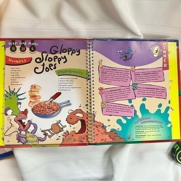 First Edition Betty‎ Crocker’s kids cook! Cookbook EUC Hardcover Spiral-bound - Picture 6 of 6